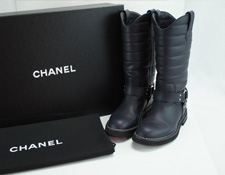 CHANEL　バイカーブーツ 36